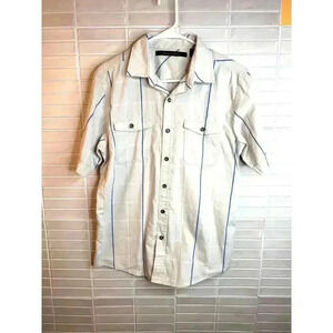 Sean John Striped Button-Up Shirt - Men’s Medium